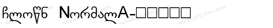 Clown NormalA字体转换